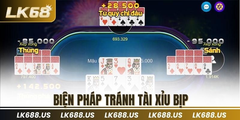 Biện pháp tránh tài xỉu bịp