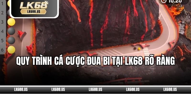 Quy trình cá cược đua bi tại LK68 rõ ràng